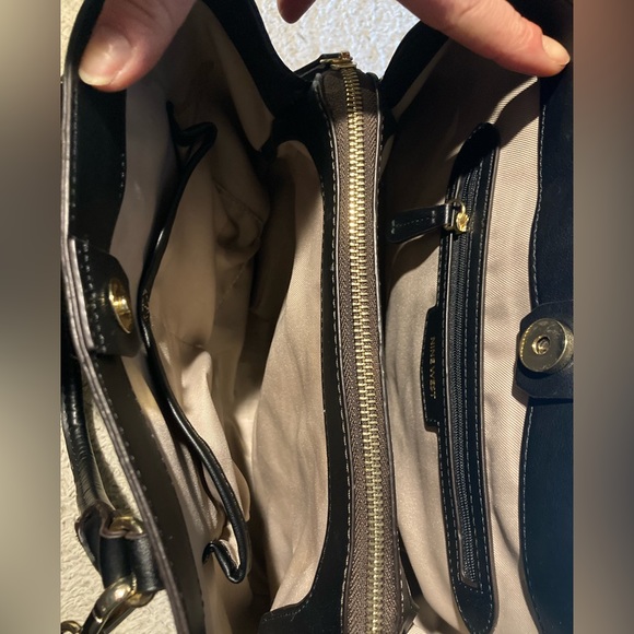 Nine West Brooklyn Jet Set Carryall Satchel NWOT - Picture 8 of 11